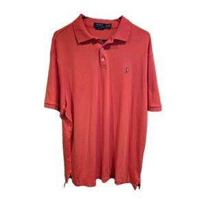 U.S Polo Ralph Lauren stretch Pima Soft short sleeve RED/CORAL XL